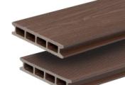 Террасная доска GRINDERDECO, ДПК, орех, 3D тиснение дуб , 150х25х3000мм – Купить оптом и в розницу