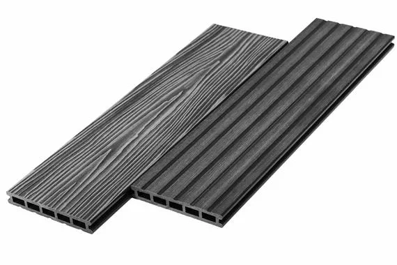 Террасная доска из ДПК UnoDeck Mogano, графит 3м купить в санкт-петербурге