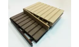 Террасная доска Slim без тиснения цвет палисандр. Артикул: 48686