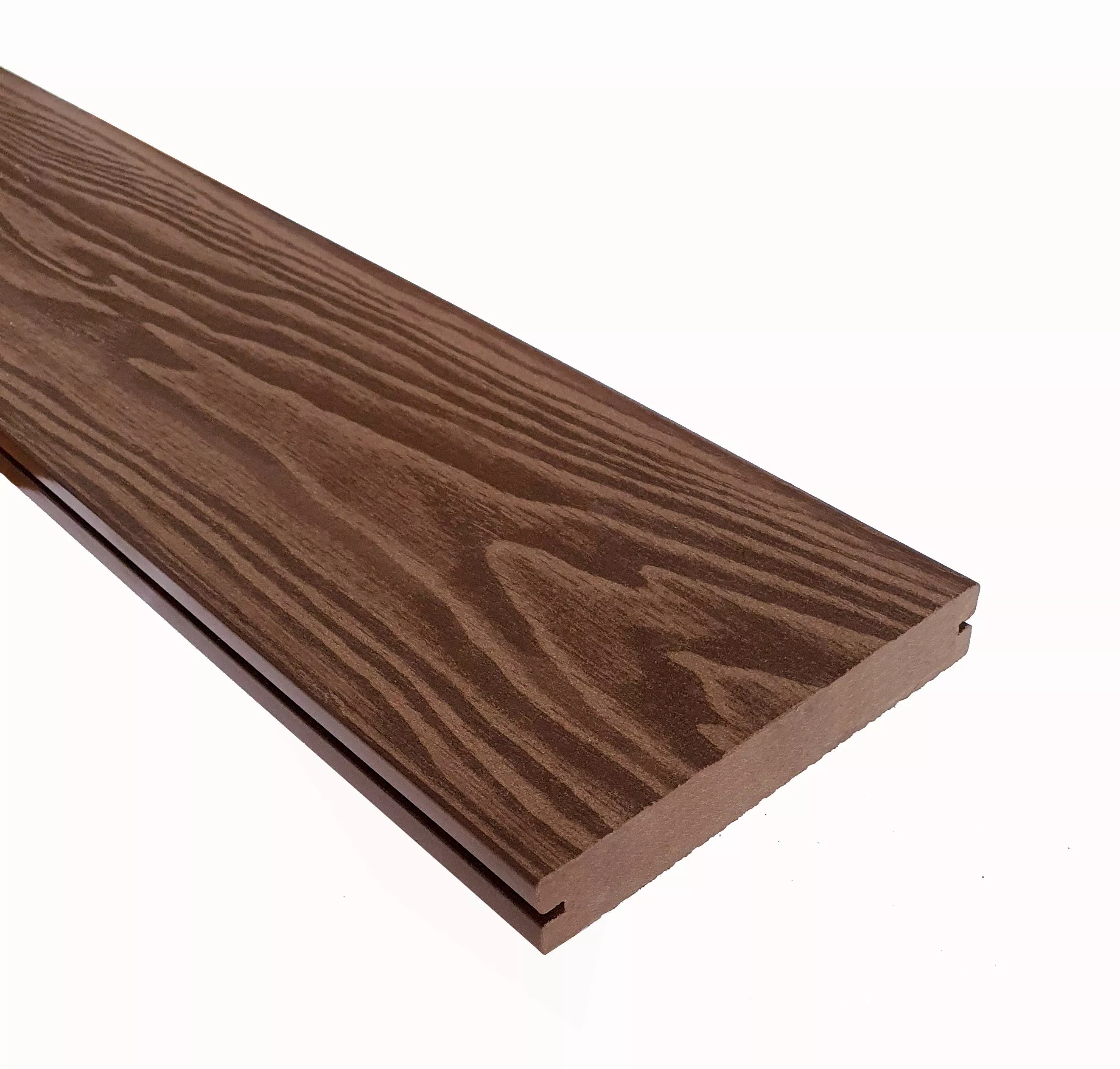 Террасная доска ТЕРРАпол полнотелая с пазом СМАРТ 3D Орех Милано 130х24х4000мм купить в санкт-петербурге