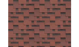 Гибкая черепица Docke STANDARD Тетрис красный. Цена: 581 руб. Артикул: Docke8-red
