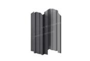 Штакетник металлический МЕТАЛЛ ПРОФИЛЬ TRAPEZE-O 16,5х118 (VALORI-20-Grey-0.5) – Купить оптом и в розницу