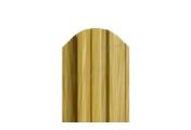 Штакетник металлический МЕТАЛЛ ПРОФИЛЬ LАNE-O 16,5х99 (ECOSTEEL_MA-01-Бразил. Вишня-0.5) – Купить оптом и в розницу