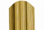 Штакетник металлический МЕТАЛЛ ПРОФИЛЬ TRAPEZE-O 16,5х118 (ECOSTEEL_T-12-Орех-0.45) – Купить оптом и в розницу
