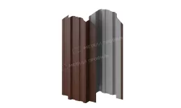 Штакетник металлический МЕТАЛЛ ПРОФИЛЬ TRAPEZE-O 16,5х118 (VALORI-20-Brown-0.5). Цена: 155 руб. Артикул: 39677
