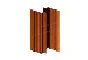 Штакетник металлический МЕТАЛЛ ПРОФИЛЬ TRAPEZE-T 16,5х118 (AGNETA-03-Copper\Copper-0.5) – Купить оптом и в розницу