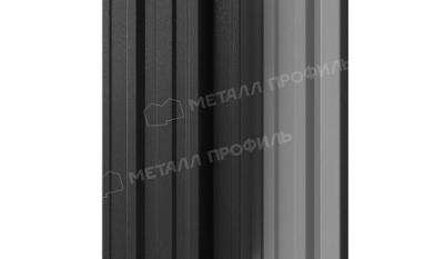 Штакетник металлический МЕТАЛЛ ПРОФИЛЬ TRAPEZE-T 16,5х118 (VALORI-20-DarkGrey-0.5). Цена: 140 руб. Артикул: 39679