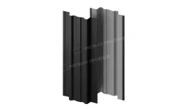 Штакетник металлический МЕТАЛЛ ПРОФИЛЬ TRAPEZE-T 16,5х118 (VikingMP-01-9005-0.45). Цена: 141 руб. Артикул: 39775