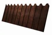 Профнастил C8 A для забора фигурный Grand Line Print Elite 0,45 мм с пленкой Cherry Wood Бразильская вишня – Купить оптом и в розницу