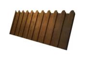 Профнастил C8 A для забора фигурный Grand Line Print Premium РФ 0,45 мм Golden Wood Золотой Дуб – Купить оптом и в розницу