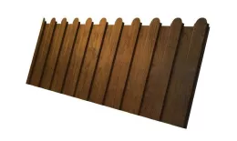 Профнастил C8 A для забора фигурный Grand Line Print Elite 0,45 мм Golden Wood Золотой Дуб. Цена: 1.128 руб. Артикул: GL_fence_052