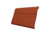 Вертикаль 0,2 prof 0,5 Satin Matt TX с пленкой RAL 8004 терракота – Купить оптом и в розницу