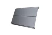 Вертикаль 0,2 line 0,5 Satin с пленкой RAL 9006бело-алюминиевый – Купить оптом и в розницу