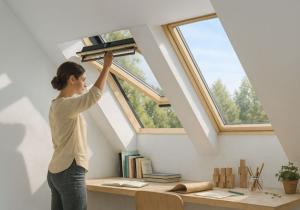 Какие бывают мансардные окна? Сравнение моделей Fakro, Velux, Roto, типы открывания, виды материалов и советы по установке от ТД Кровельный. Как выбрать окно для мансарды?