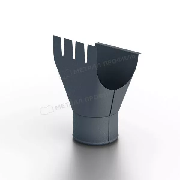 Воронка выпускная МЕТАЛЛ ПРОФИЛЬ Foramina Freeze D125/100 Grey купить в санкт-петербурге