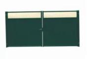 Ворота Estet Plus 2,4х3,6 RAL 6005/1014 В.070.12-00-0 GL – Купить оптом и в розницу