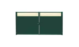 Ворота Estet Plus 2,4х3,6 RAL 6005/1014 В.070.12-00-0 GL. Артикул: 24502