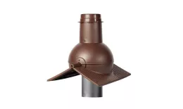 Выход канализации коньковый Krovent Pipe-cone коричневый. Цена: 2.240 руб. Артикул: 42966