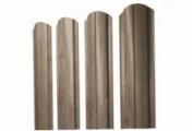 Штакетник Grand Line Slim Полукруглый фигурный 0,45 Print Elite White Wood Беленый дуб – Купить оптом и в розницу