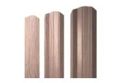 Штакетник Grand Line М-образный В фигурный 0,45 Print Elite White Wood Беленый дуб – Купить оптом и в розницу