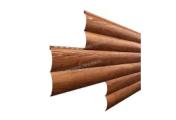 Сайдинг МЕТАЛЛ ПРОФИЛЬ Woodstock-Н-28х330 (ECOSTEEL_T-01-ЗолотойДуб-0.5) – Купить оптом и в розницу