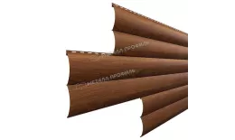 Сайдинг МЕТАЛЛ ПРОФИЛЬ Woodstock-Н-28х330 (ECOSTEEL_MA-01-МореныйДуб-0.5). Цена: 1.369 руб. Артикул: 41697