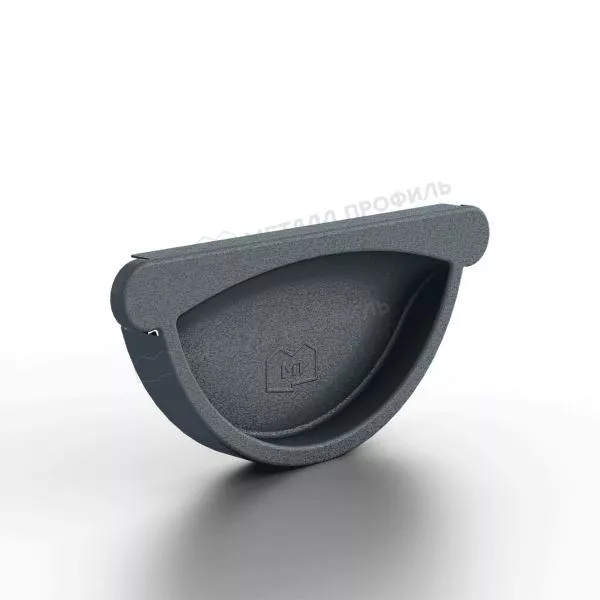 Заглушка желоба МЕТАЛЛ ПРОФИЛЬ Foramina Freeze D125 Grey купить в санкт-петербурге
