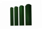 Штакетник Grand Line Прямоугольный фигурный 0,45 PE Double RAL 6005 Зеленый мох – Купить оптом и в розницу