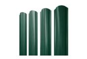 Штакетник Grand Line Slim Полукруглый фигурный 0,45 PE Double RAL 6005 Зеленый мох – Купить оптом и в розницу