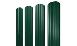 Штакетник Grand Line Twin фигурный 0,5 Satin RAL 6005 Зеленый мох. Цена: 112 руб. Артикул: Twin_315