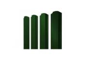 Штакетник Grand Line Прямоугольный фигурный 0,45 PE Double RAL 6005 Зеленый мох (1,8м) – Купить оптом и в розницу