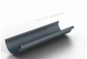 Желоб водосточный МЕТАЛЛ ПРОФИЛЬ Foramina Freeze D125х3000 Grey – Купить оптом и в розницу
