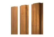 Штакетник Grand Line П -образный А 0,45 Print-double Elite Golden Wood Золотой Дуб – Купить оптом и в розницу