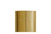 Штакетник Металл Профиль ELLIPSE-Т (Прямой) ECOSTEEL 0,5 мм Золотой Дуб – Купить оптом и в розницу