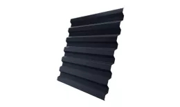 Профнастил Grand Line С21 R GreenCoat Pural Matt 0,5 мм RAL 7024 Мокрый асфальт купить в санкт-петербурге