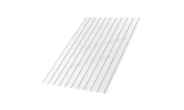 Профнастил С8 B Полиэстер 0,45 мм RAL 9003 Сигнальный белый