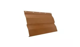 Металлический сайдинг Grand Line Корабельная доска Quarzit 0,5 мм Cuprum steel Медь купить в санкт-петербурге