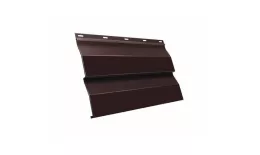 Металлический сайдинг Grand Line Корабельная доска Satin Matt 0,5 мм RAL 8017 Шоколад купить в санкт-петербурге