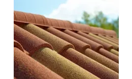 Композитная черепица Metrotile Romana Средиземноморская терракота купить в санкт-петербурге