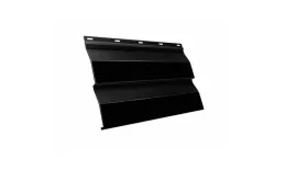 Металлический сайдинг Grand Line Корабельная доска XL Satin Matt 0,5 мм RAL 9005 Черный купить в санкт-петербурге