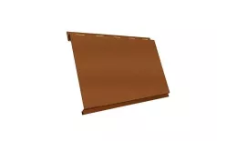 Металлический сайдинг Grand Line Вертикаль classic Quarzit 0,5 мм Cuprum steel Медь купить в санкт-петербурге