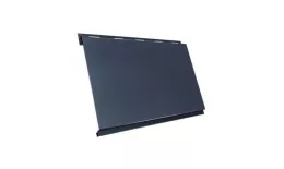 Металлический сайдинг Grand Line Вертикаль classic Quarzit Lite 0,5 мм RAL 7024 Мокрый асфальт купить в санкт-петербурге