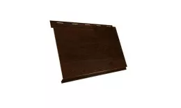 Металлический сайдинг Grand Line Вертикаль classic Print Premium РФ 0,45 мм Античный дуб купить в санкт-петербурге