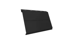 Металлический сайдинг Grand Line Вертикаль Line Satin Matt 0,5 мм RAL 9005 Черный купить в санкт-петербурге