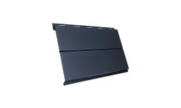 Металлический сайдинг Grand Line Вертикаль Line Rooftop Matte Стальной бархат 0,5 мм RAL 7024 Мокрый асфальт купить в санкт-петербурге