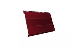 Металлический сайдинг Grand Line Вертикаль Prof Satin 0,5 мм RAL 3005 Красное вино купить в санкт-петербурге