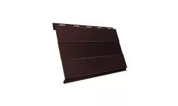 Металлический сайдинг Grand Line Вертикаль Prof Satin Matt 0,5 мм RAL 8017 Шоколад купить в санкт-петербурге