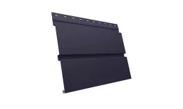 Металлический сайдинг Grand Line Квадро Брус GreenCoat Pural Matt RAL 7024 Мокрый асфальт купить в санкт-петербурге