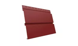Металлический сайдинг Grand Line Квадро Брус Satin 0,5 мм RAL 3011 Коричнево-красный купить в санкт-петербурге
