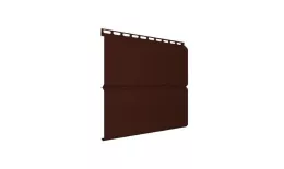 Металлический сайдинг Grand Line ЭкоБрус GreenCoat Pural RAL 3009 Оксидно-красный купить в санкт-петербурге